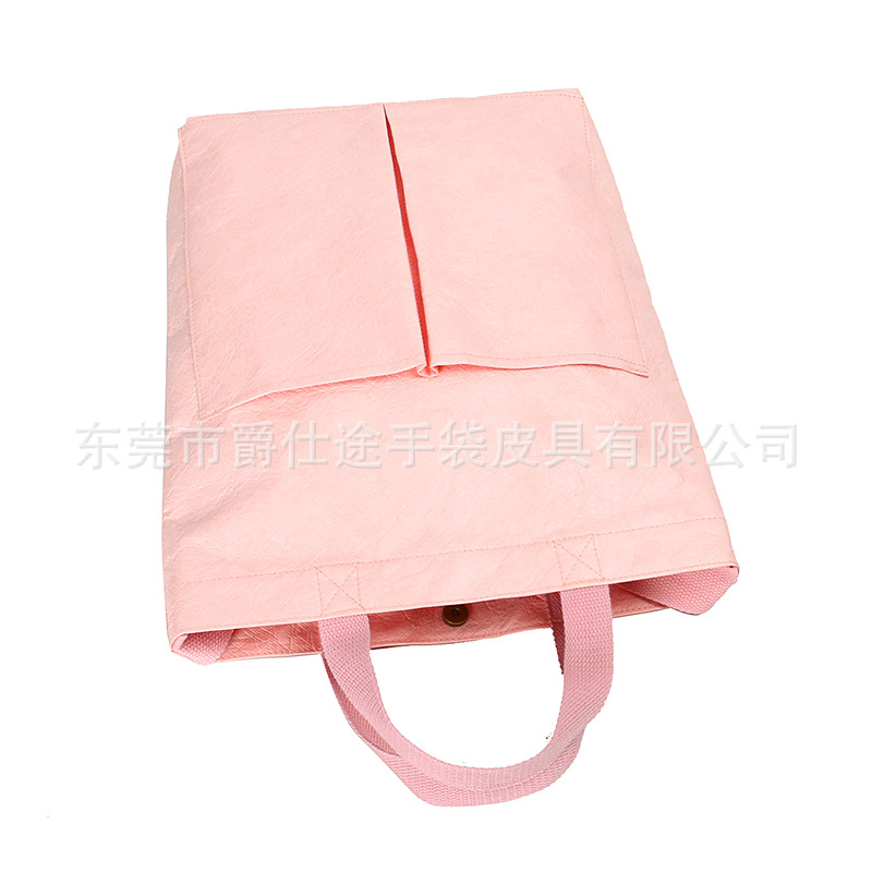 New Dupont Paper Women's Shoulder Bag Pink Eco-Friendly Tyvek Crossbody Bag Ultra-Light Wear-Resistant Dupont Paper Bag