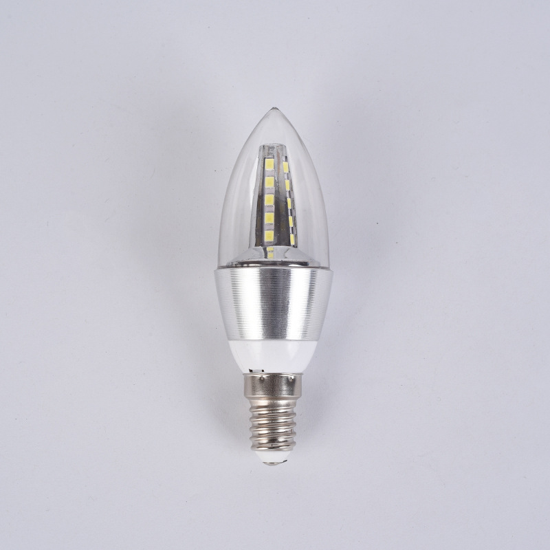 led candle bulb e14 small screw bright sharp bubble pull tail crystal chandelier e27 large screw home warm light source