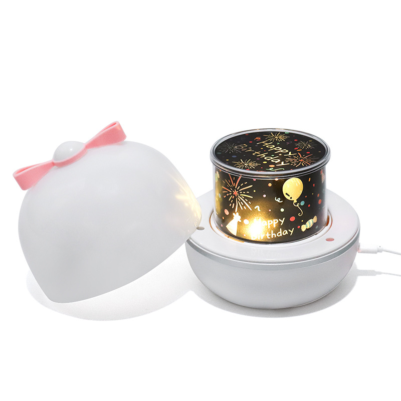 Support custom projector slide toy projection star light black and white projection film slide Kaleidoscope