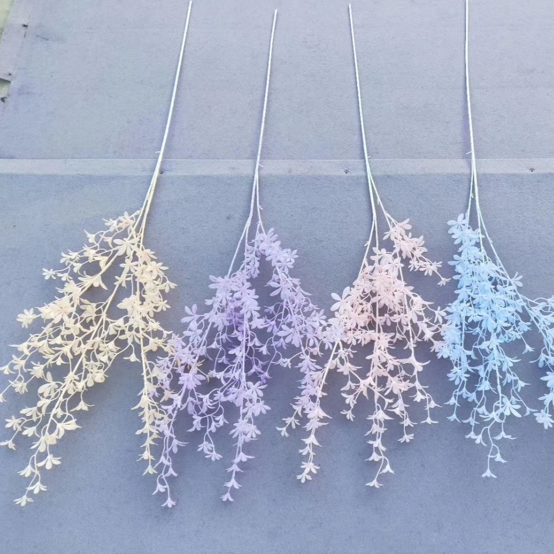 Оптовая продажа искусственных цветов пластиковая орхидея Вэнь Синь свадебное украшение для банкетов фотопродукция