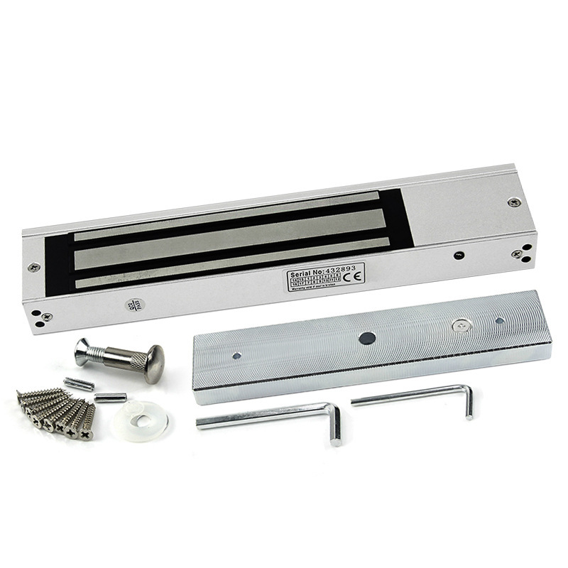 12V280kg single door magnetic lock access control electromagnetic lock glass door iron door open-mounted concealed intelligent electronic control door lock