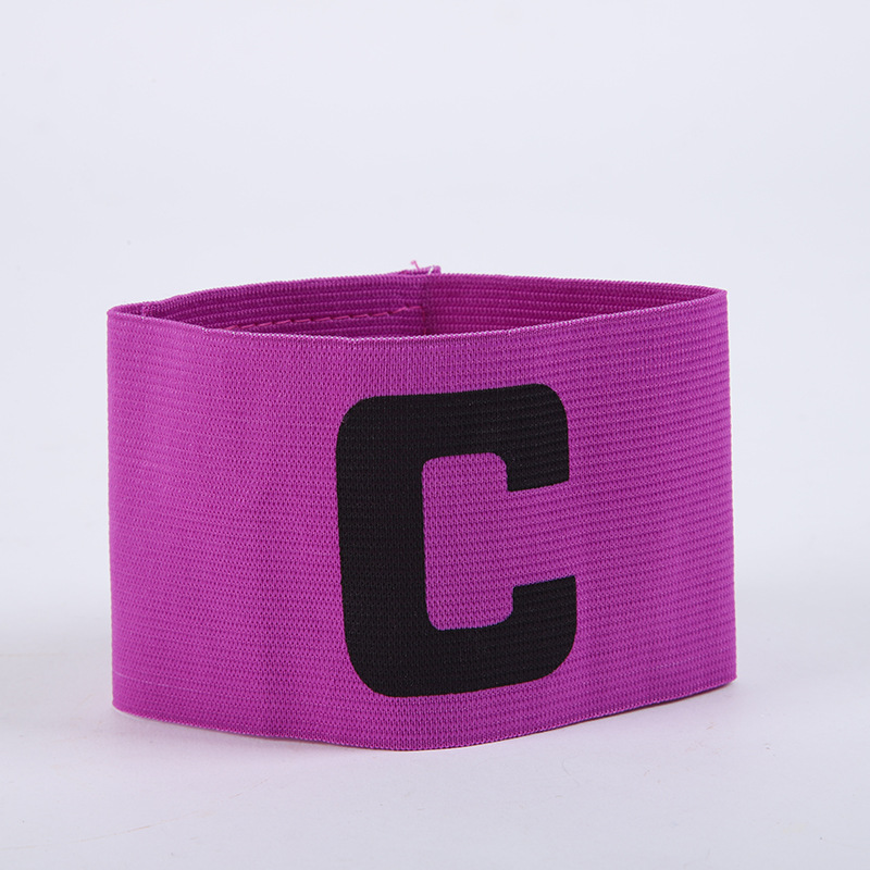 Armband customized LOGO team badge captain C LOGO customized football solid color blank elastic band Velcro armband C