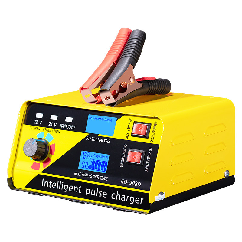 Anjing Car Battery Charger 12V24V Motorcycle Intelligent Pulse Repair Battery Charger
