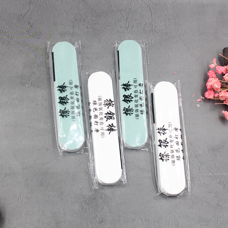 Silver Rod gold and silver polishing board turquoise polishing strip nail polishing file nail beauty stick