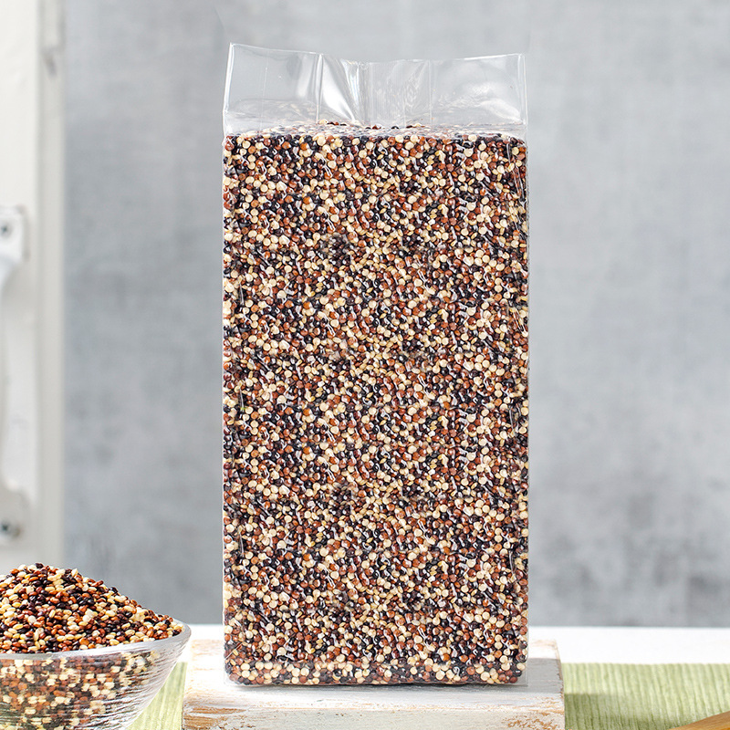 Customized imported quinoa tricolor mixed quinoa rice Bolivia quinoa 1kg red black and white tricolor quinoa OEM