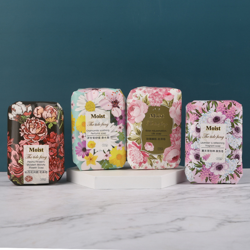 Factory supply soap 200g essential oil fragrance soap handmade soap aromatic overflow moisturizing essential oil soap