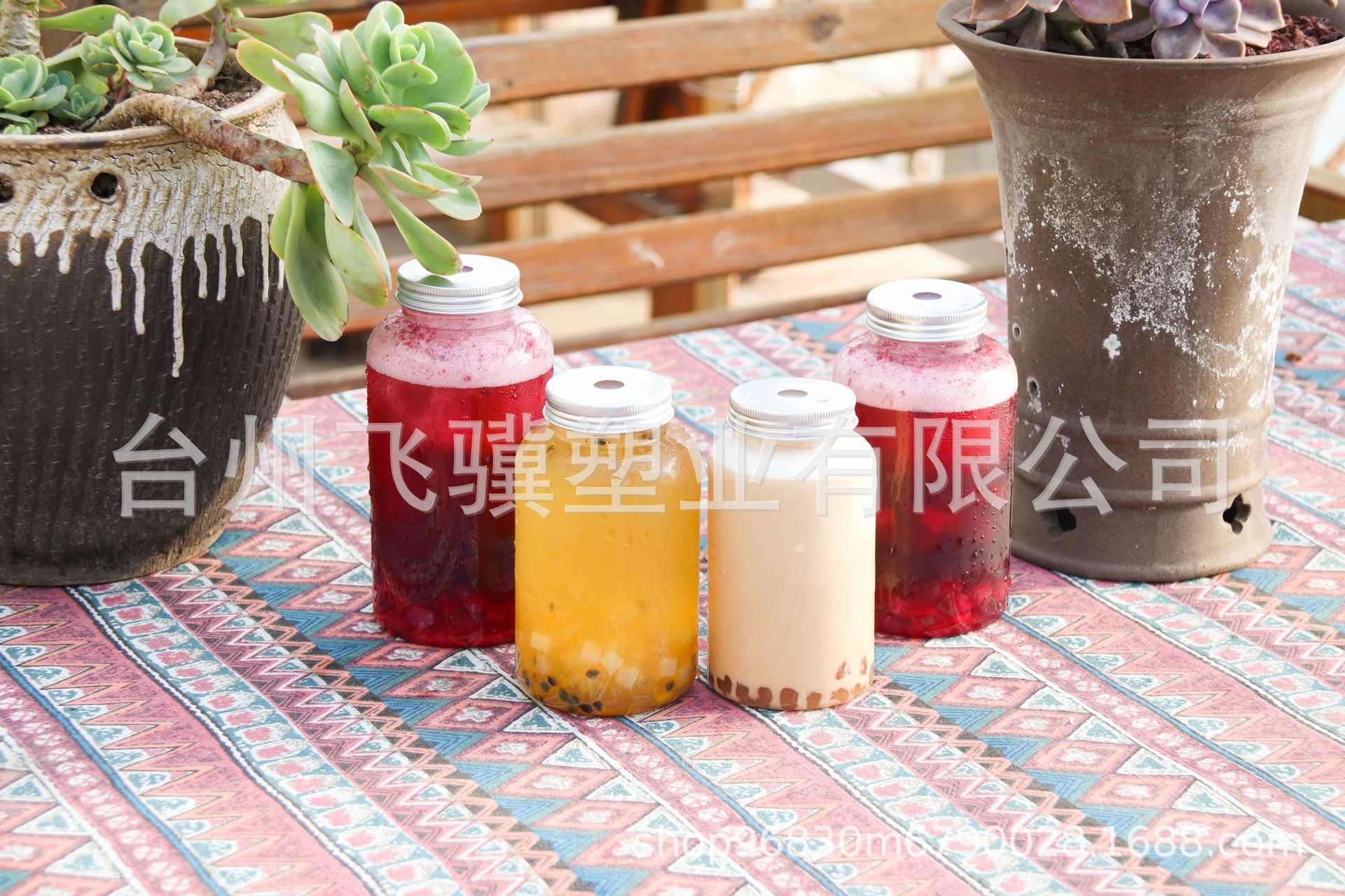 53 Mouth Beverage Bottle Straight Pet Bottle 650Ml500Ml 450ml 400ml Milk Tea Bottle Plastic Can