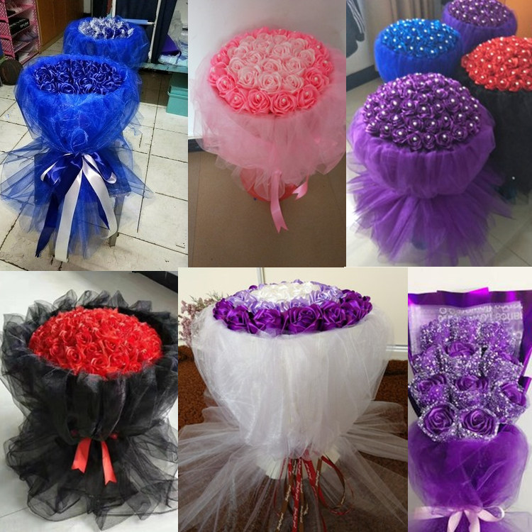 1.5m Wide High-Quality Double Silk Snow Gauze Window Screen Wedding Decoration Gauze Curtain Arch Gauze T-Stage Gauze Venue Decoration