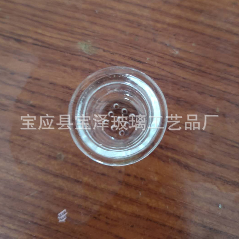 High Borosilicate nine-eye tobacco pot glass products crafts large quantity Congyou