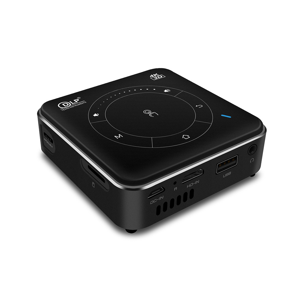 New Pocket Small P11 Projector 4G 32G HDMI Input Supports 3D Mobile Phone Same Frequency 4K Video Decoding