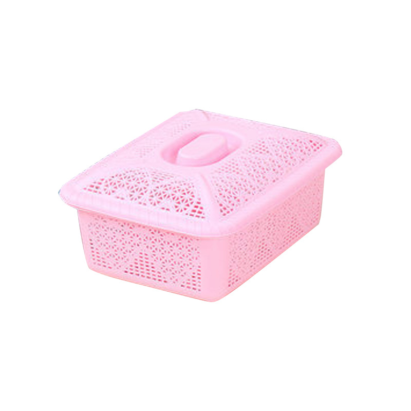 Storage Box Desktop Plastic Finishing Storage Basket Bathroom Kitchen Storage Box Sundries Storage Basket Cosmetic Storage Box