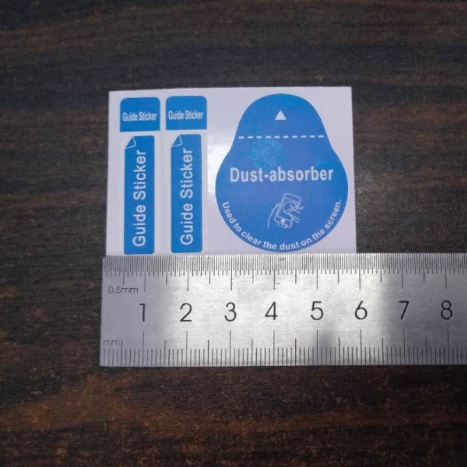 Dust removal stickers mobile phone film tools stick dust suction sticker film pull dust removal stickers guide label correction film