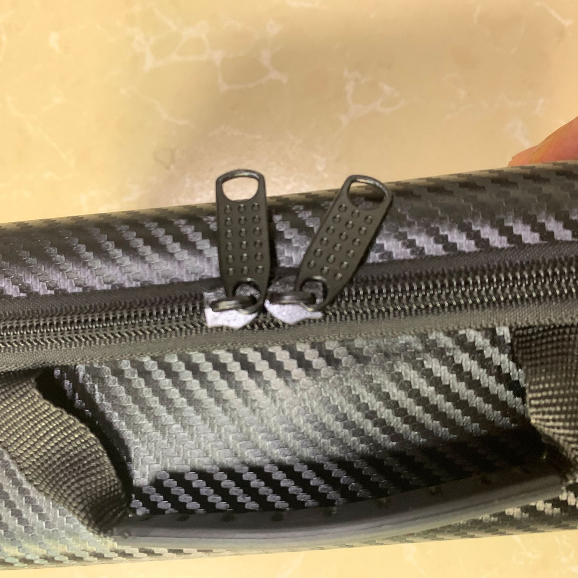 Leather EVA large capacity lightweight anti-pressure waterproof fascial gun packing box storage bag advertising gift factory customization