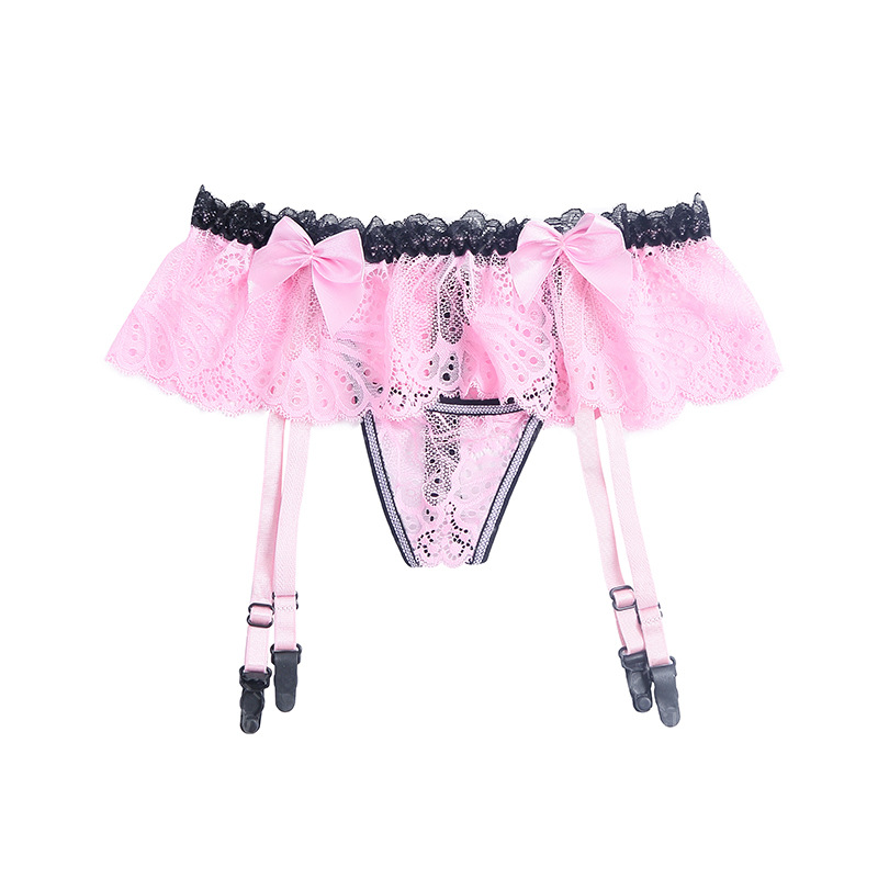 Sexy Lace Garter Strap Leg Temptation Sexy Lingerie Matching Sling Set No Socks 8810