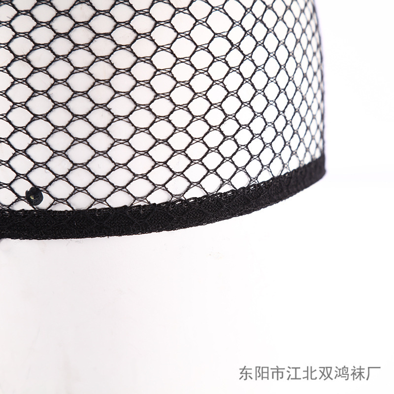 Hot cross-border one-pass fake hair net cap factory direct sales care wig hair net