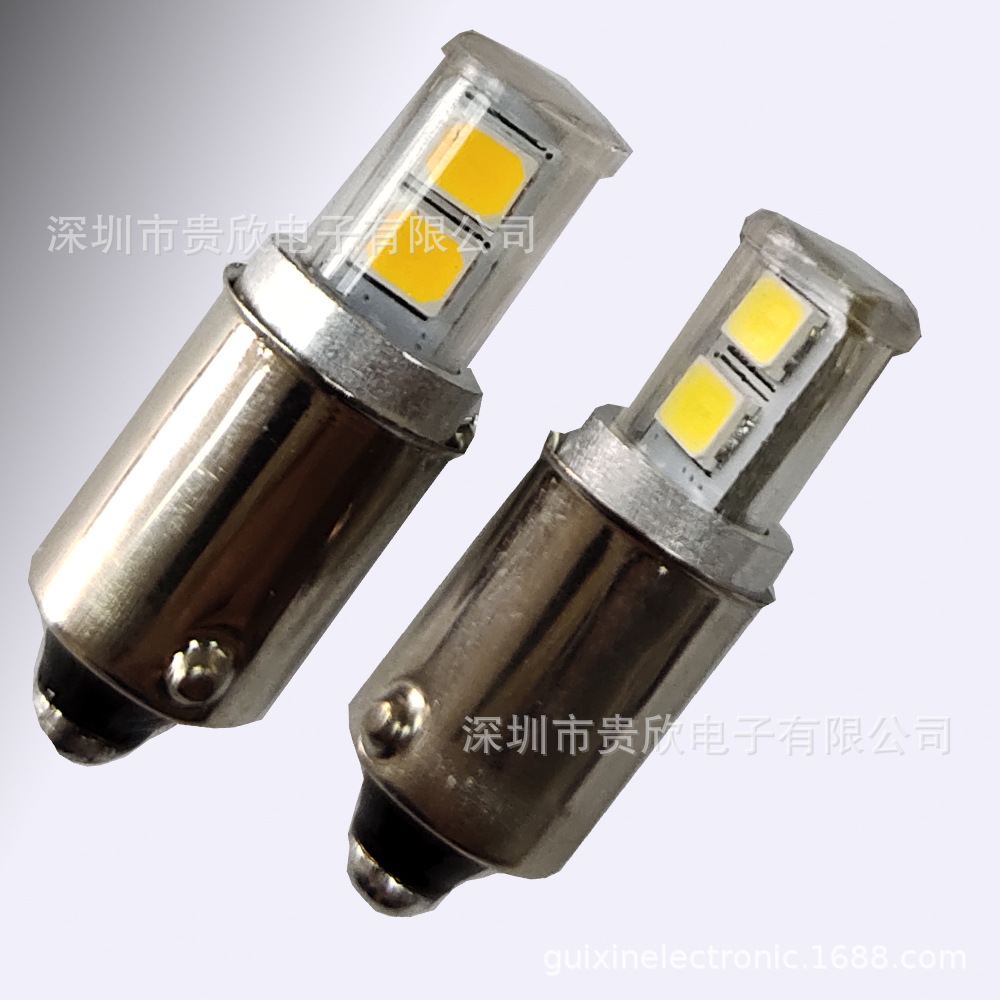 BA9S 5SMD5050 3V 6v 12v 24V LED car small light E10 LED