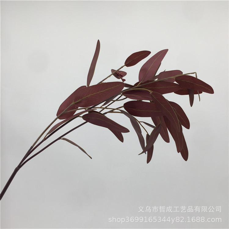 Artificial eucalyptus money leaves with fruit fake flowers fake leaves high-end fake flowers fake leaves flower arrangement accessories boutique fake flowers