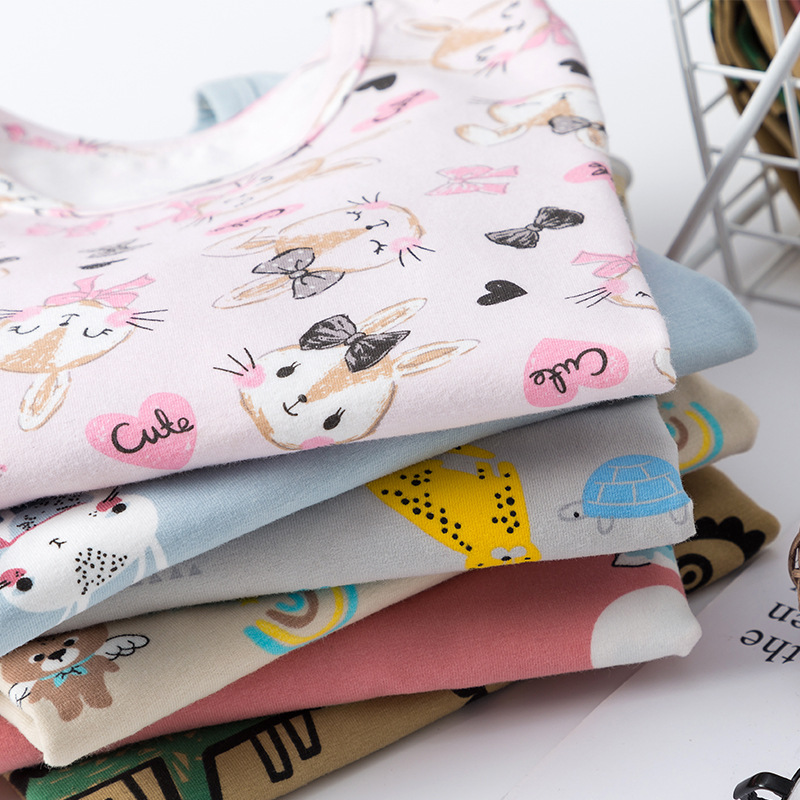 Children's Home Clothes Autumn and Winter 2023 New Arrival Boys' Baby Fashion Cartoon Underwear Set Girls' Korean Style Warm Cover