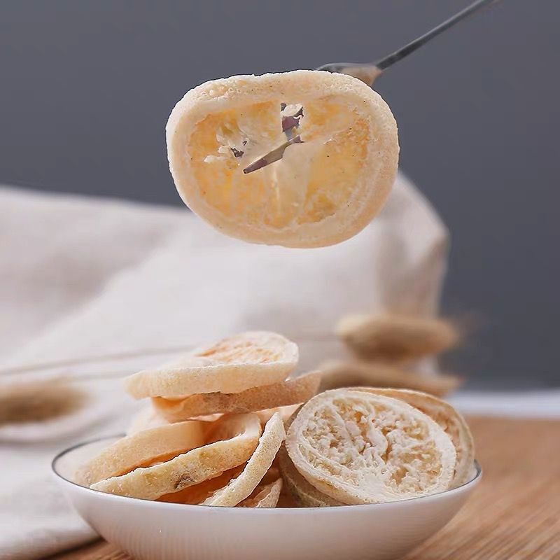 Nine-made salty lemon slices sour and salty lemon dried pickled water Tea salted lemon dried slices snack