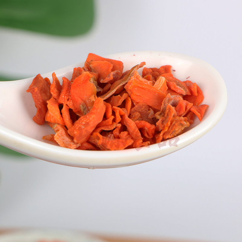 Manufacturer Processes Dehydrated Carrot Granules, Hot Air Drying Vegetable Granules, Instant Noodle Companion Carrot Granules