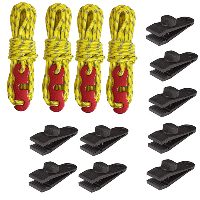 Клипса для палатки, клипса для тента, укрепляющая ветроустойчивая клипса, клипса для фиксации палатки, клипса для ветрового каната