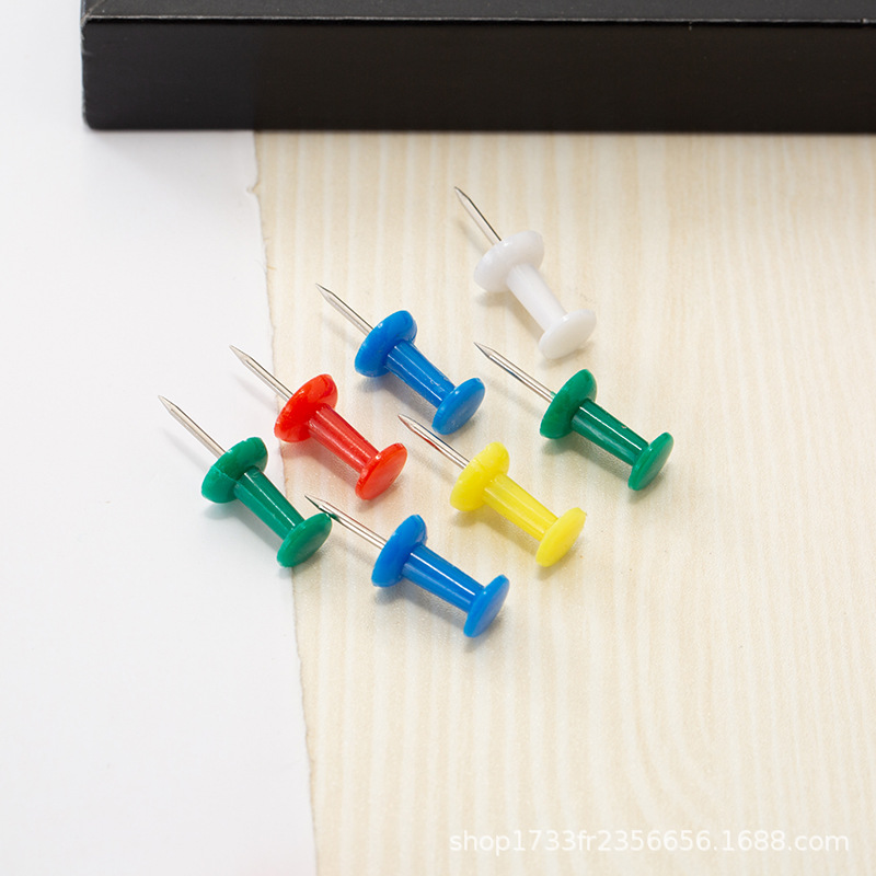 Factory color I-shaped nail art creation painting pushpin cork plastic pushpin pin pin pin glue nail