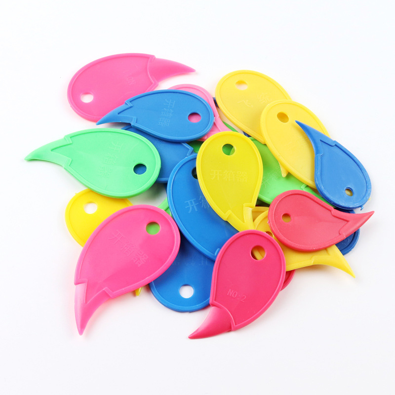 Mini Portable Plastic Box Opener Unboxing Knife Cutting Tape Paper Cutter Express Package Unpacking Device Factory Direct Sale