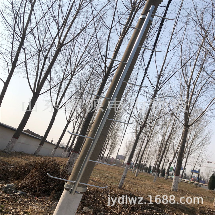 Round Tube, Square Tube, Angle Steel Pole Ladder, Galvanized Ladder, Line Inspection Climbing Tool, Can Be Produced on Demand