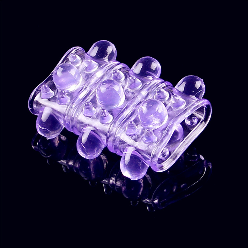Men's Pearl Ring Silicone Sheep Eye Ring Prepuce Physiotherapy Ring Crystal Ring Penis Sex Adult Products