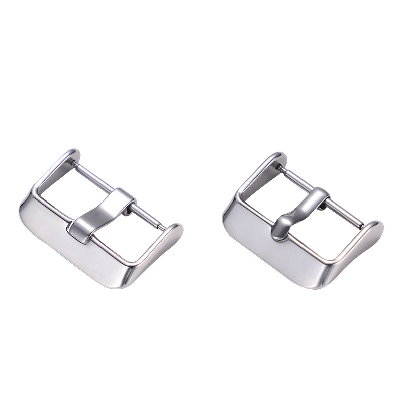 Stainless Steel Pin Buckle 158-5mm Watch Accessories Silicone Strap Buckle Watch Hardware Buckle Solid Wear-Resistant and Durable