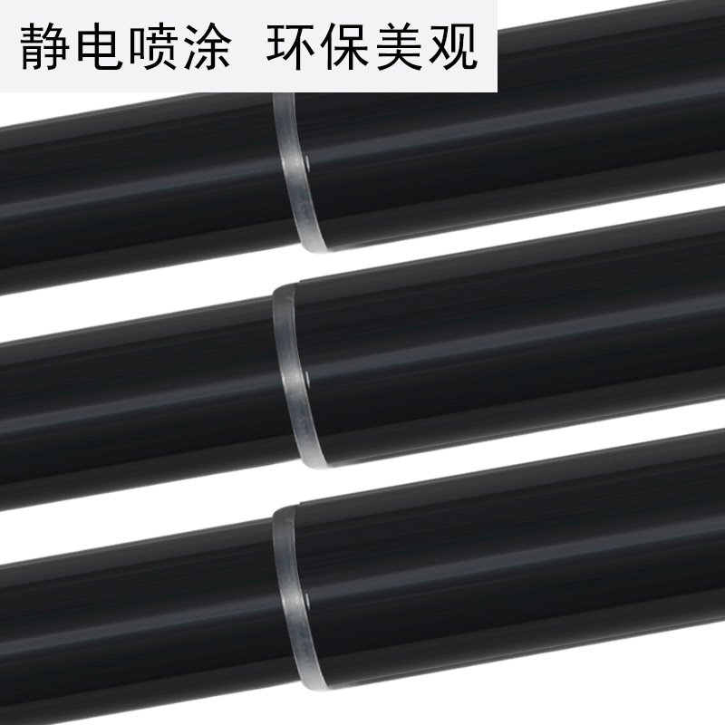 Clothes Drying Telescopic Rod Without Punching, Adjustable Telescopic Balcony Rod, Clothes Drying Rod, a Whole Clothes Rod, Clothes Fork Support, Strong