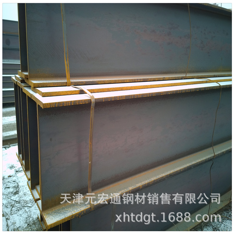 Q235B Q355B Galvanized H-Shaped Steel I-Beam, Gable Steel Beam Factory Pillar, High Frequency Welded H-Shaped Steel