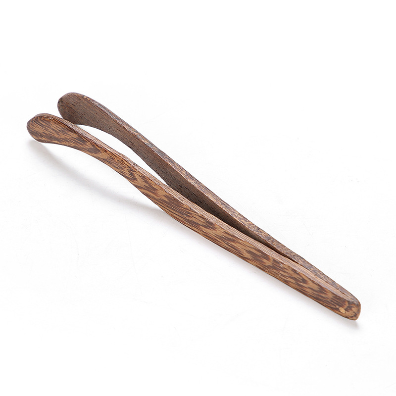 Bamboo Tea Tongs, Black Sandalwood Tea Leaf Tongs, Chicken Wing Wood Tea Cup Tongs, Tweezers, Straight Tongs, Curved Tongs, Logo Marking Accessories