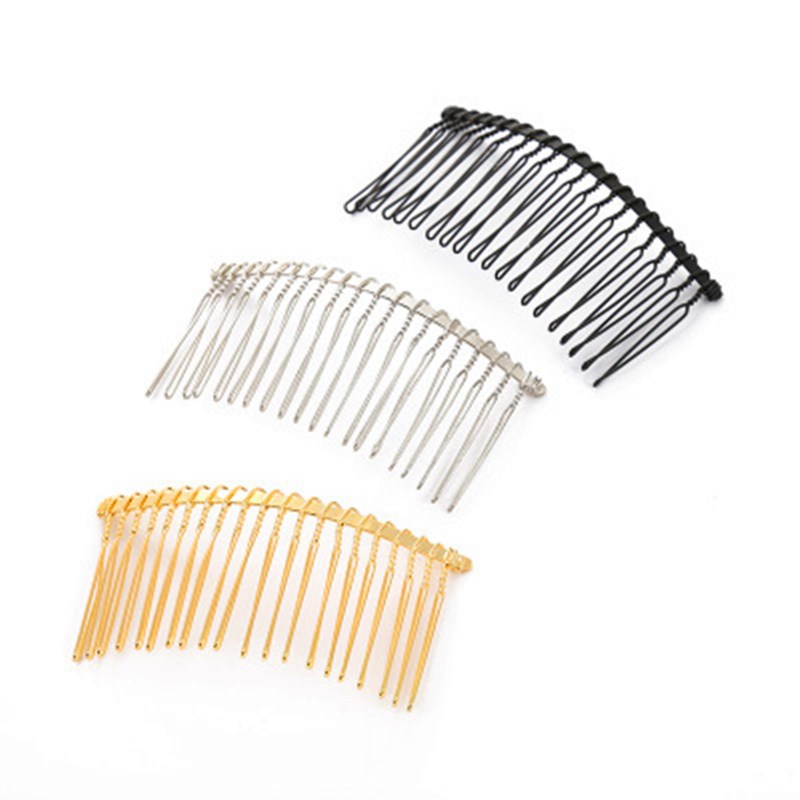 High Quality Thickeneded Steel Wire Comb Headdress Wholesale Hot Selling Hair Accessories DIY Accessories Bridal Crown Han Dynasty Headdress