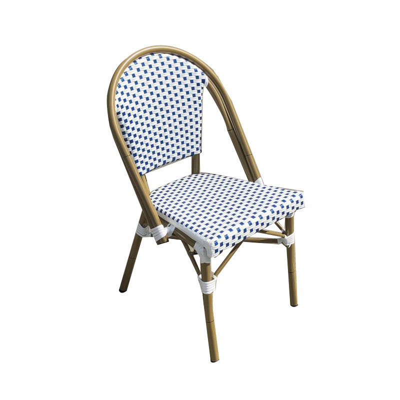 Outdoor chair courtyard balcony cafe restaurant dessert milk tea shop leisure table and chair rattan table and chair rattan chair