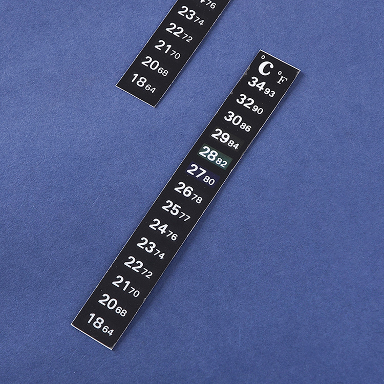 Fish tank temperature paste 18-34 ℃ aquarium liquid crystal temperature patch to measure fish tank water temperature thermometer patch