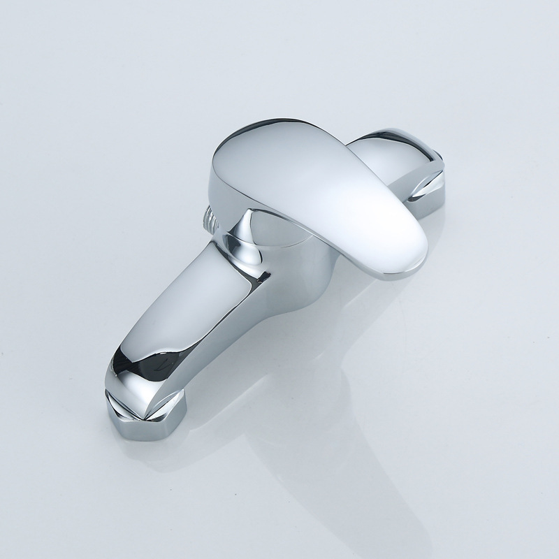 Mixing Valve Household 304 Cold and Hot Shower Valve Water Heater Stainless Steel Shower Faucet Brass Inclination Wall