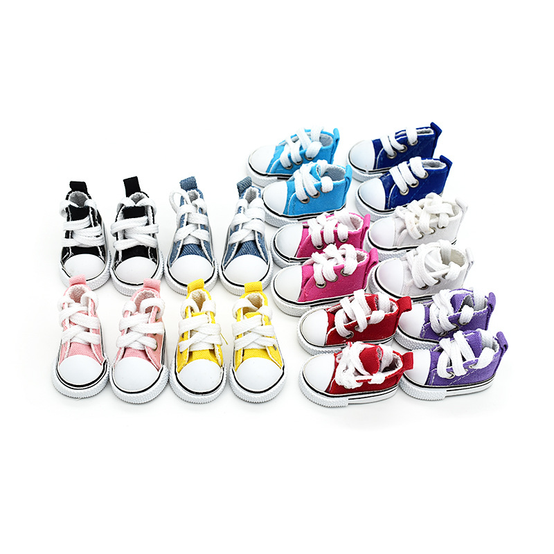 20cm Baby Shoes Six Points Bjd 6 Points Canvas Shoes 30cm Joint Doll with Dress up Toy Doll Shoes