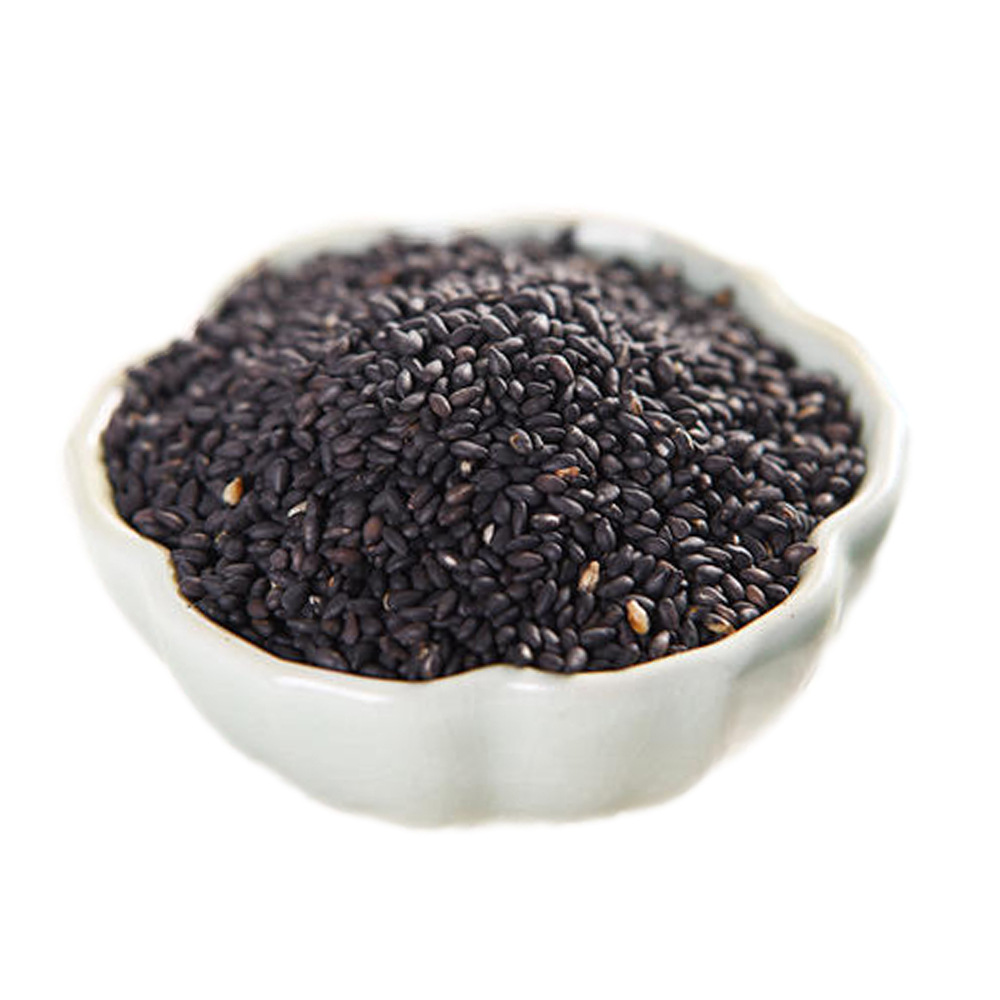 Nianxiangyuan Grain Mill Raw Materials Whole Grains Wholesale Low Temperature Baking Ready-To-Eat Cooked Black Sesame Seeds Clean and Sand-Free