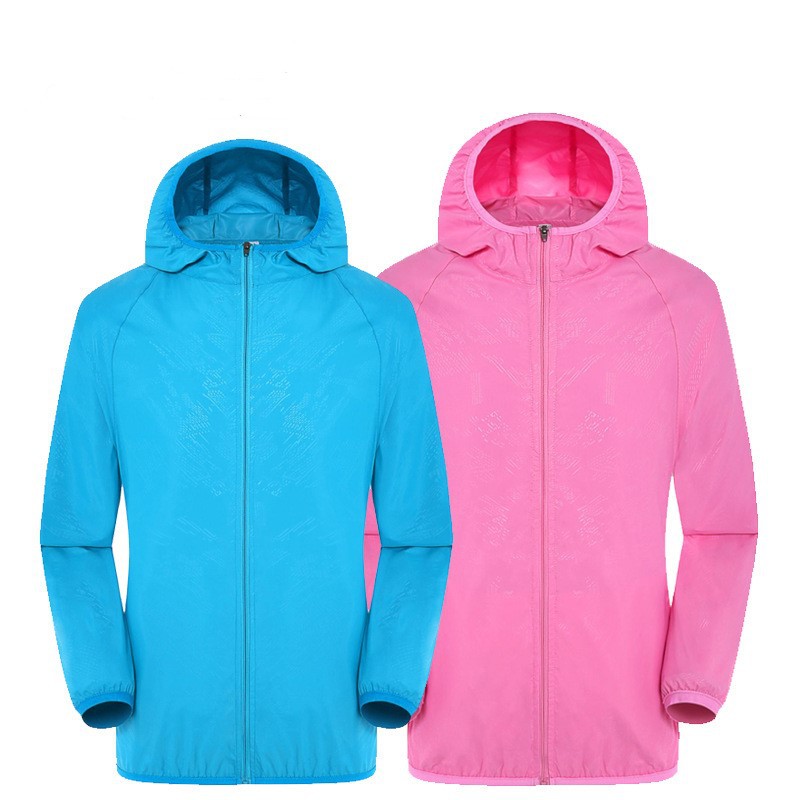 Новинка лета, легкая куртка с капюшоном для защиты от солнца оптом для мужчин и женщин