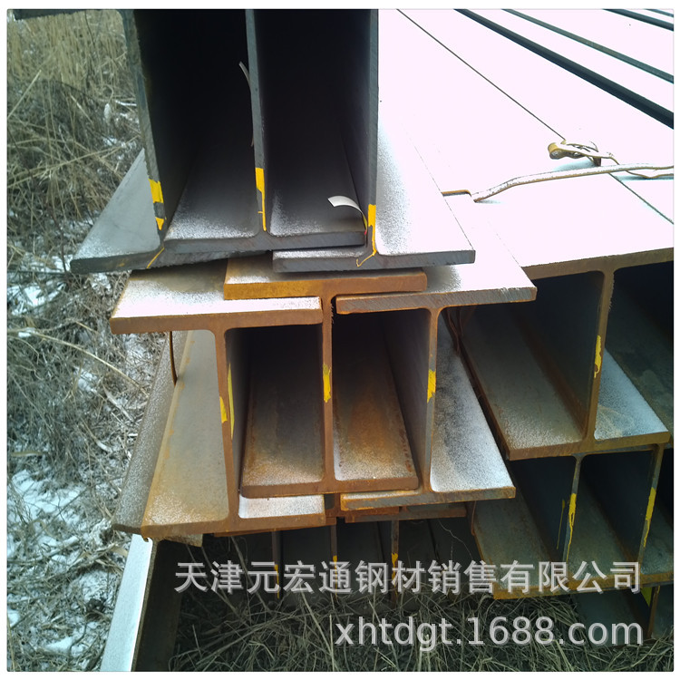 Q235B Q355B Galvanized H-Shaped Steel I-Beam, Gable Steel Beam Factory Pillar, High Frequency Welded H-Shaped Steel