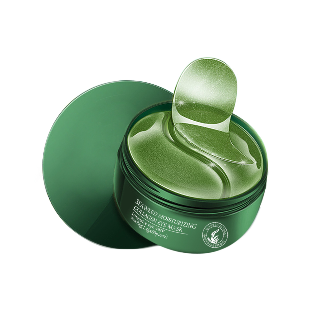 Koec Cross-Border English Version Seaweed Collagen Eye Mask Patch 60Pcs Export Hydrating Moisturizing Snail Eye Patch Fda