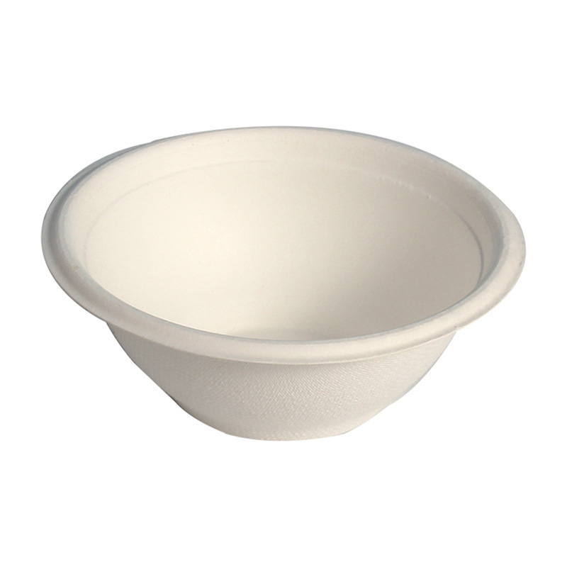 Disposable Bowl Degradable Thickened Paper Bowl Household Outdoor Picnic Barbecue Round Hot Pot Dip Paper Bowl