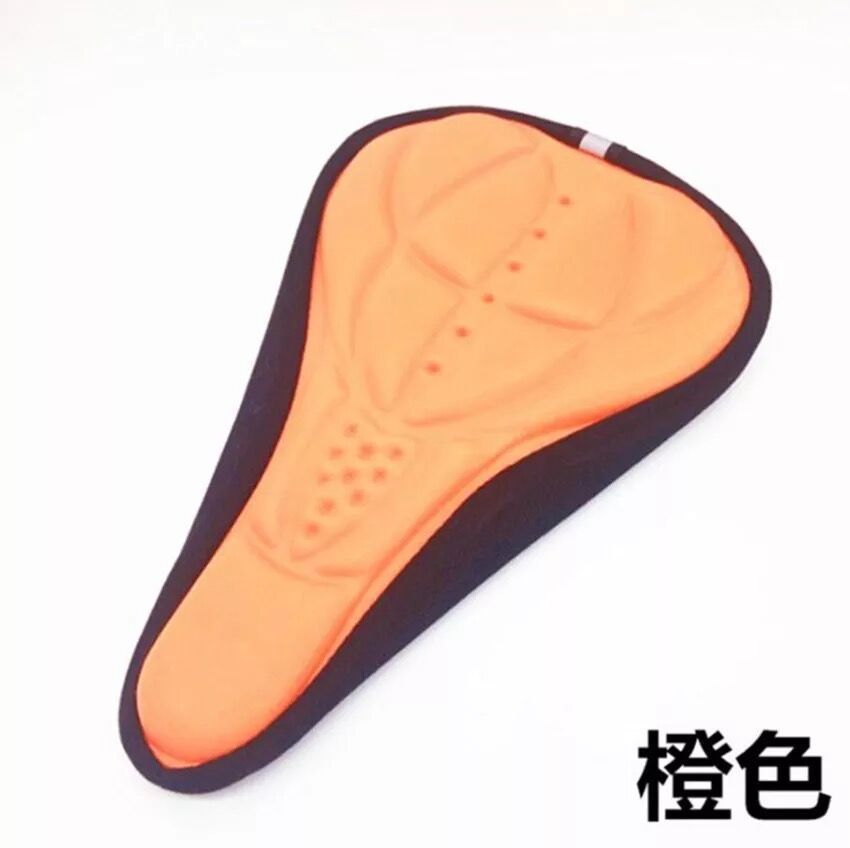 Mountain Bike 3D Cushion Cover Bicycle Cushion Bicycle Thickened Silicone Sponge Cushion Soft Saddle Equipment Accessories Seat Cover