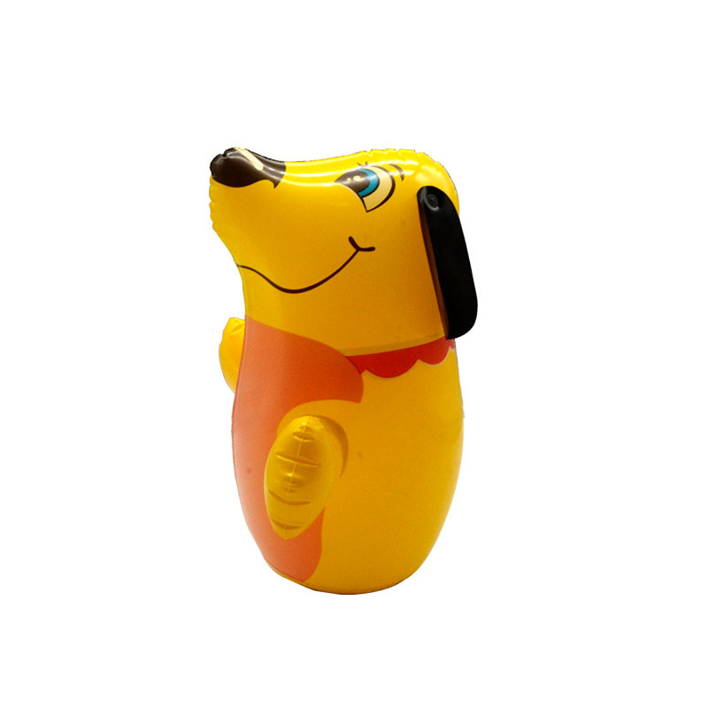 Children's beach toys large inflatable tumbler toys children's sand boxing tumbler toys wholesale