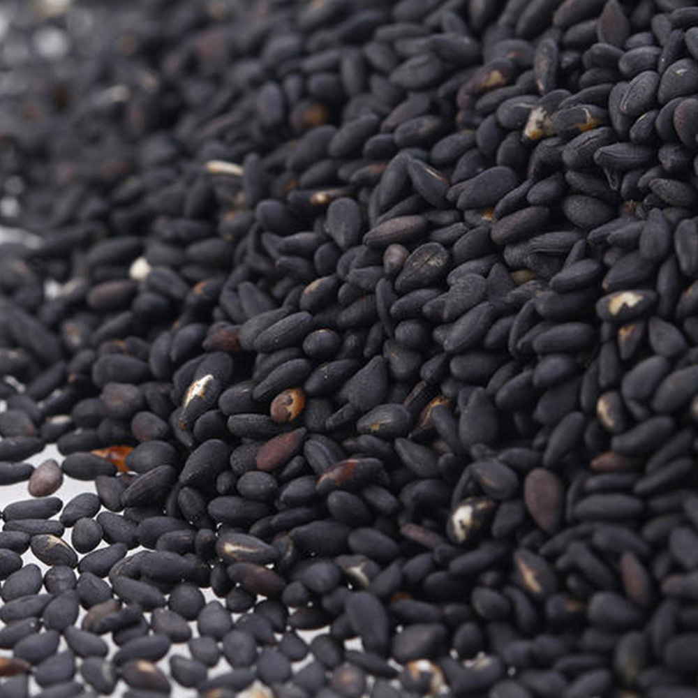Nianxiangyuan Grain Mill Raw Materials Whole Grains Wholesale Low Temperature Baking Ready-To-Eat Cooked Black Sesame Seeds Clean and Sand-Free