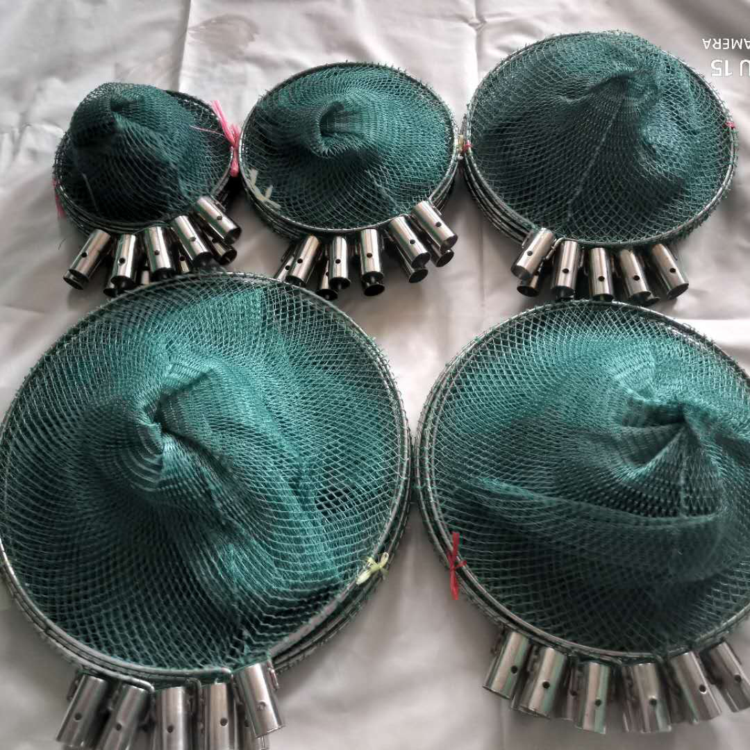 Factory Direct supply solid stainless steel braiding head mechanism braiding net fishing bag fishing net small eye braiding Net ring braiding net