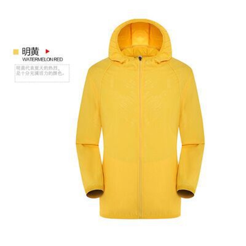 Source goods summer new outdoor men's and women's skin thin coat hooded sunscreen wholesale