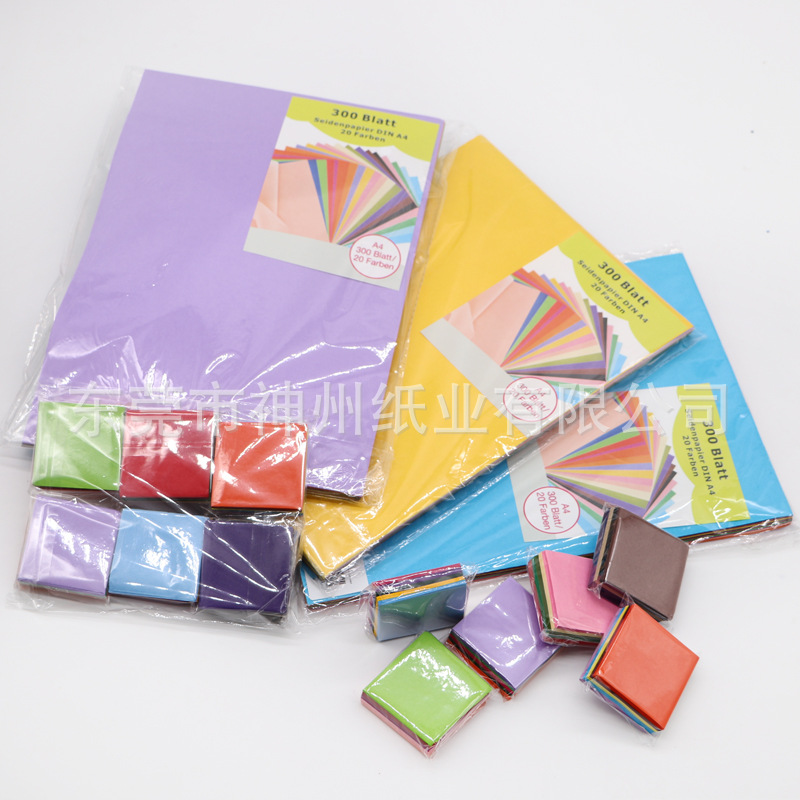 Color Copy paper 60 colors optional tissue paper pear paper handmade folding packing paper tissue paper