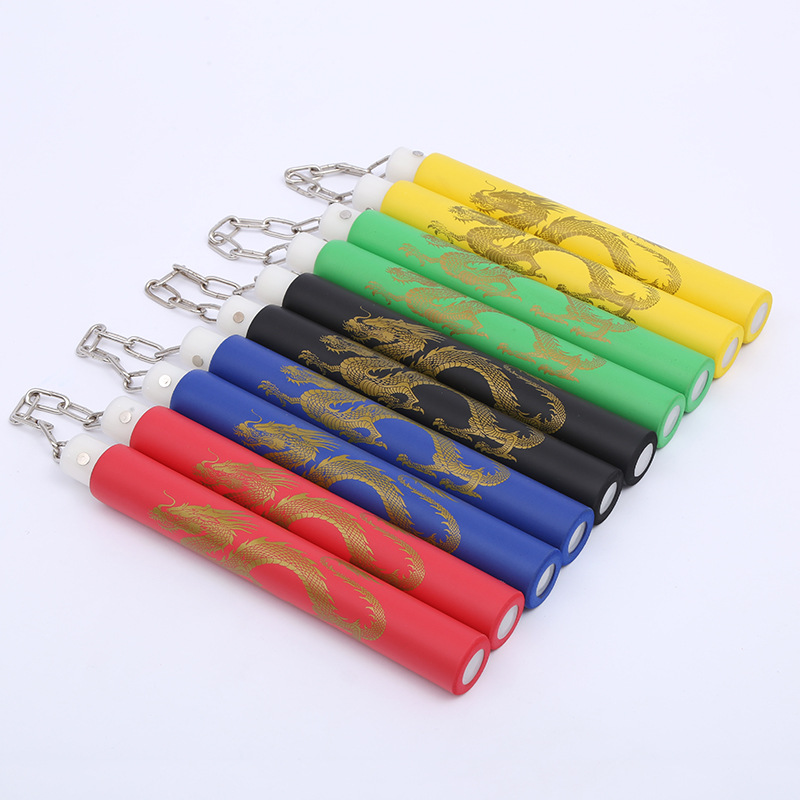 Wholesale Pvc Sponge Nunchucks, Novice Practice Nunchucks, Multi-Color Optional Taekwondo Martial Arts Supplies Performance Sticks